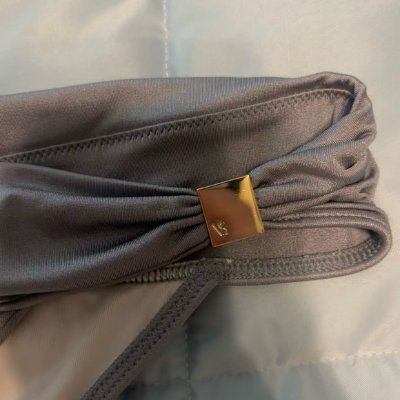 Gray Women's Halter Bikini Top - Picture 5 of 9